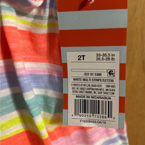 2 tops 1 great price!!! Cat & Jack size 2t. Both are new with tags - Picture 8 of 8